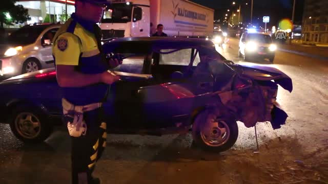 Manisa’da İki Otomobil Çarpıştı: 4 Yaralı